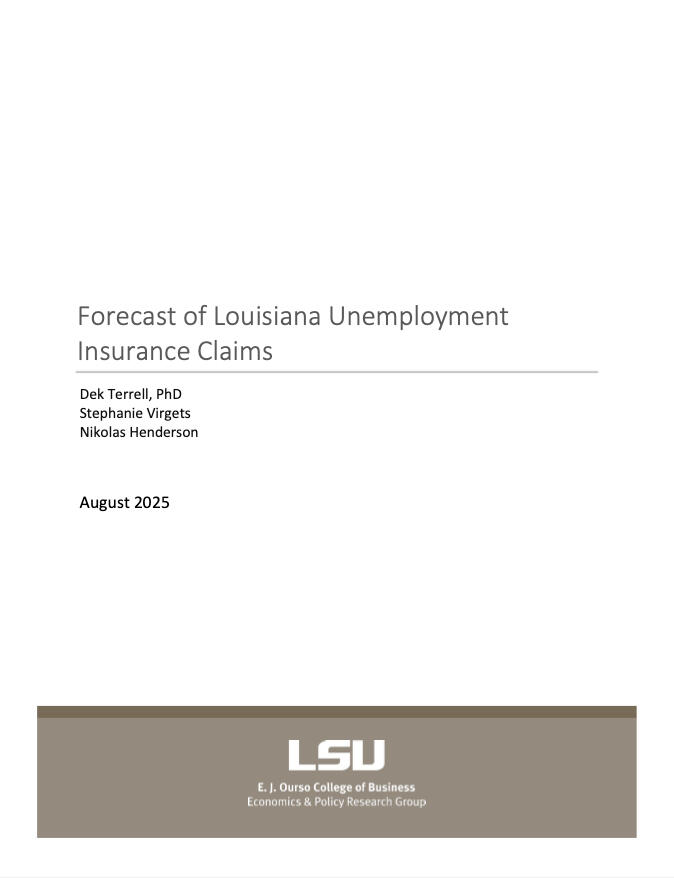 Forecast of LA Unemployment Insurance Claims